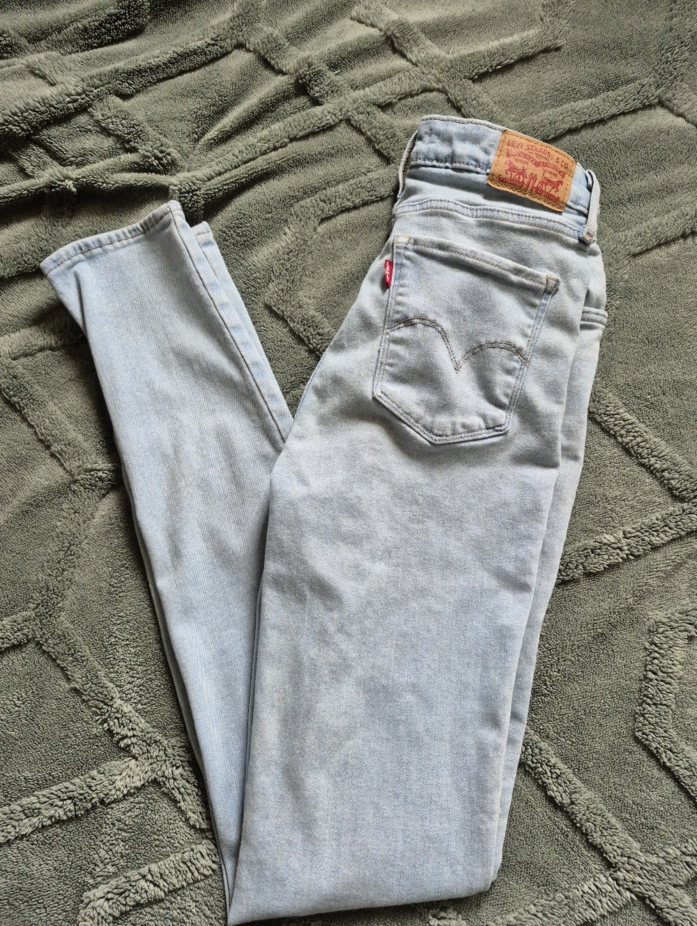 Levi's Pale Blue Skinny Jeans for Women